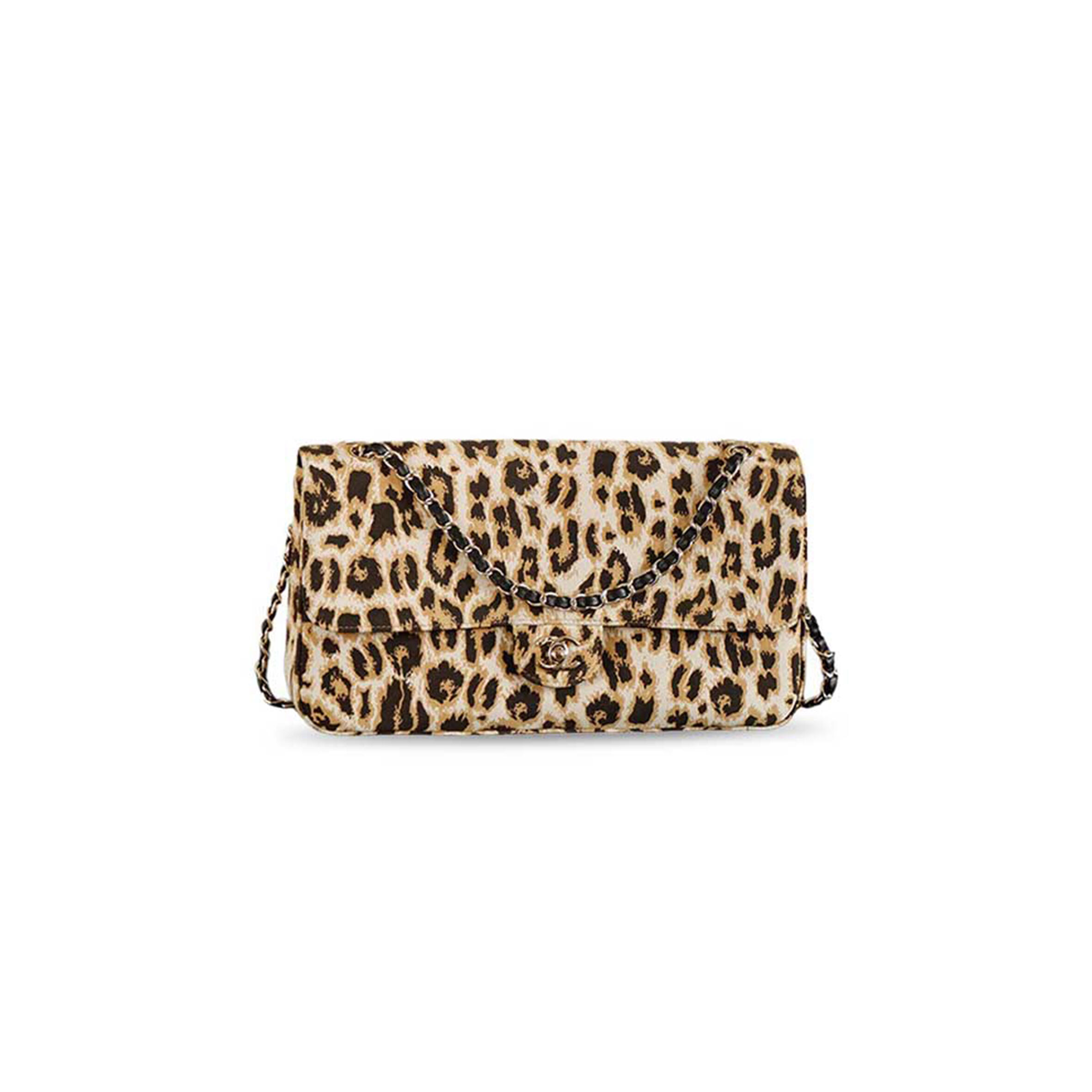 Ch**el master leopard print classic flap bag (33*18*8cm)